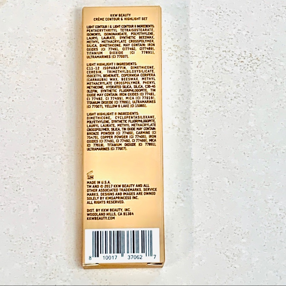 KKW BEAUTY- Highlight and Contour Kit- Shade “TAN” - Picture 4 of 5